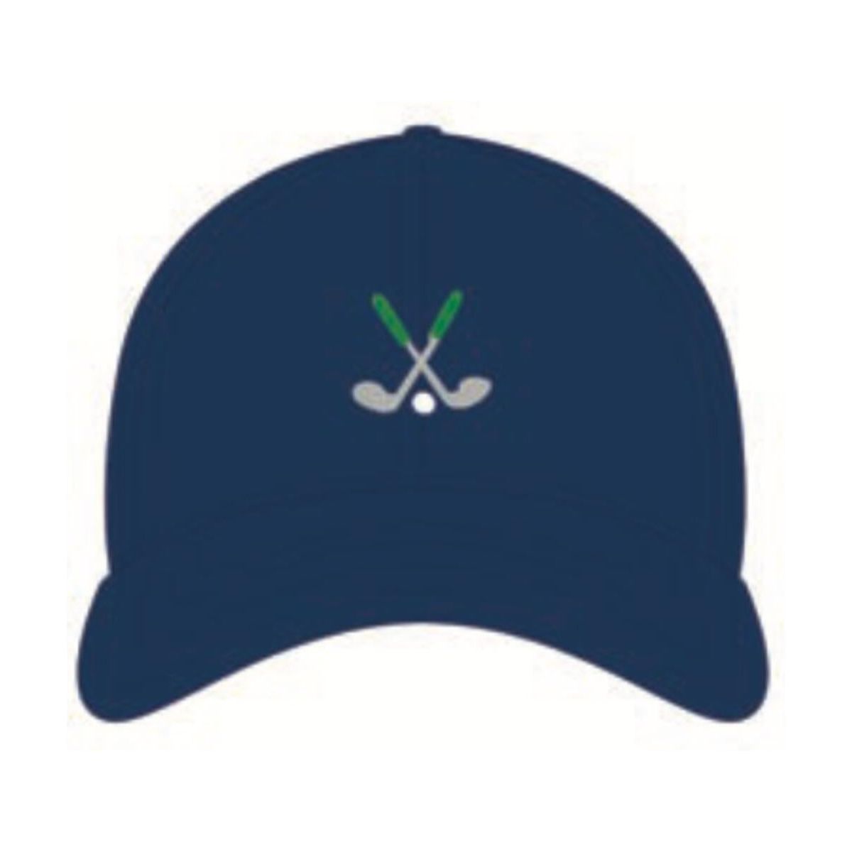 Kids Hat - Golf Clubs on Navy