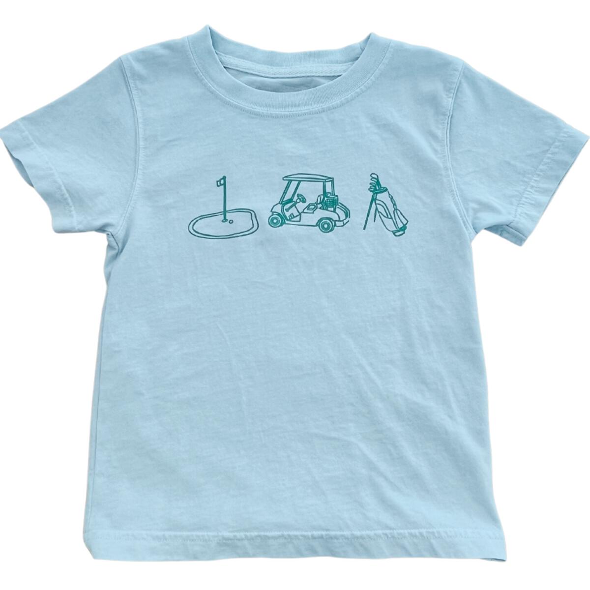 SS LIGHT BLUE GOLF TRIO