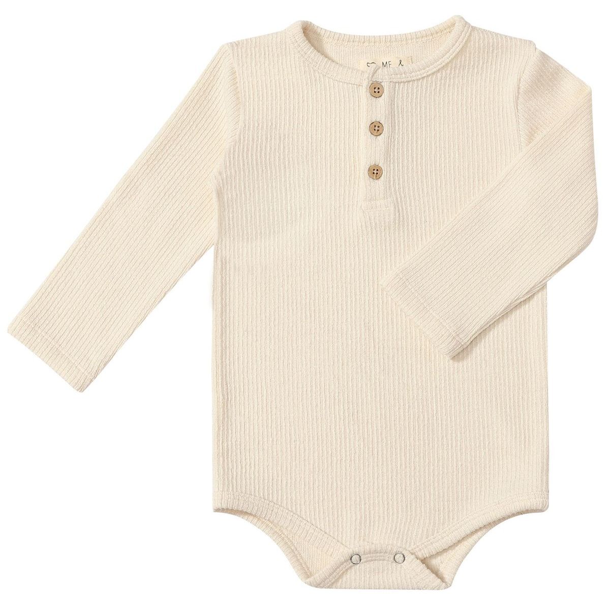 AYNOR Henley Onesie Cream