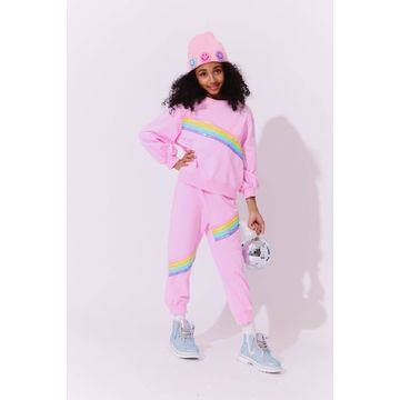 Pink Rainbow Stripe Set