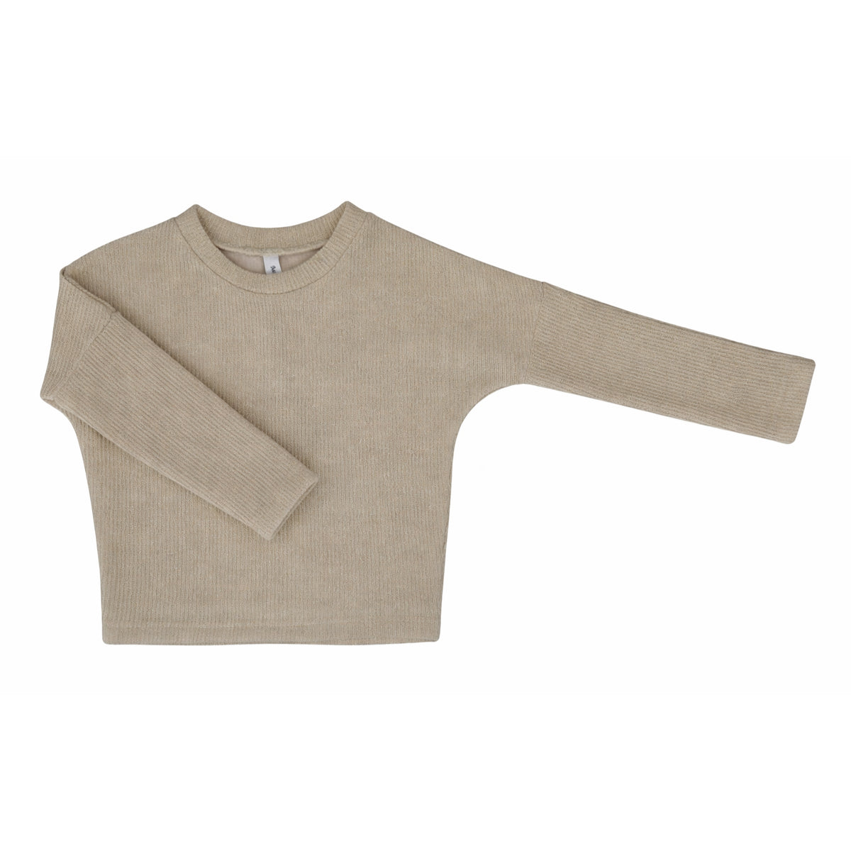 SHIMMER LONG SLEEVE SWEATER IVORY