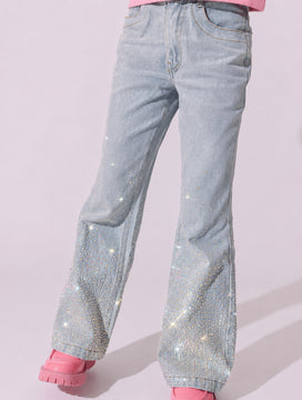 Crystal Cascade Jeans
