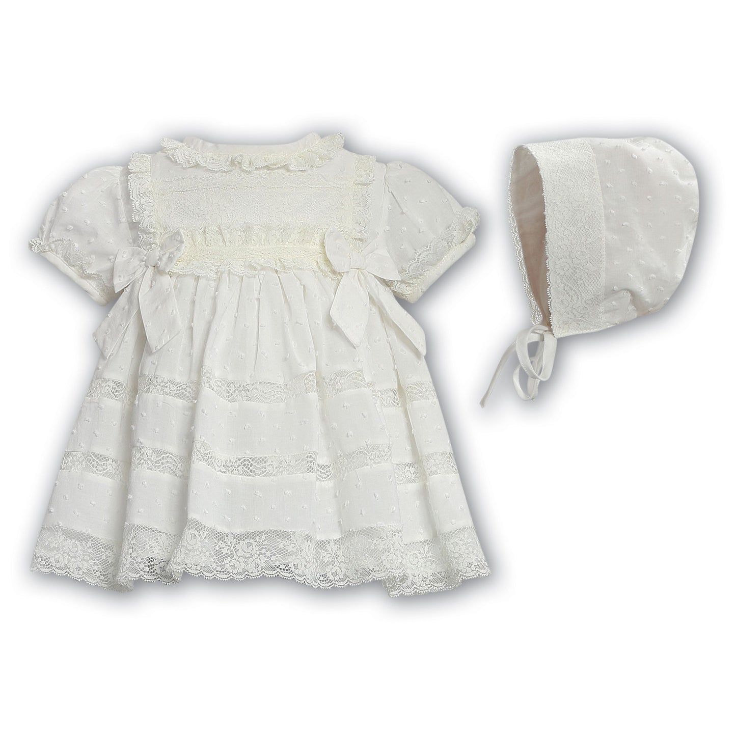Swiss Dot Ivory Dress