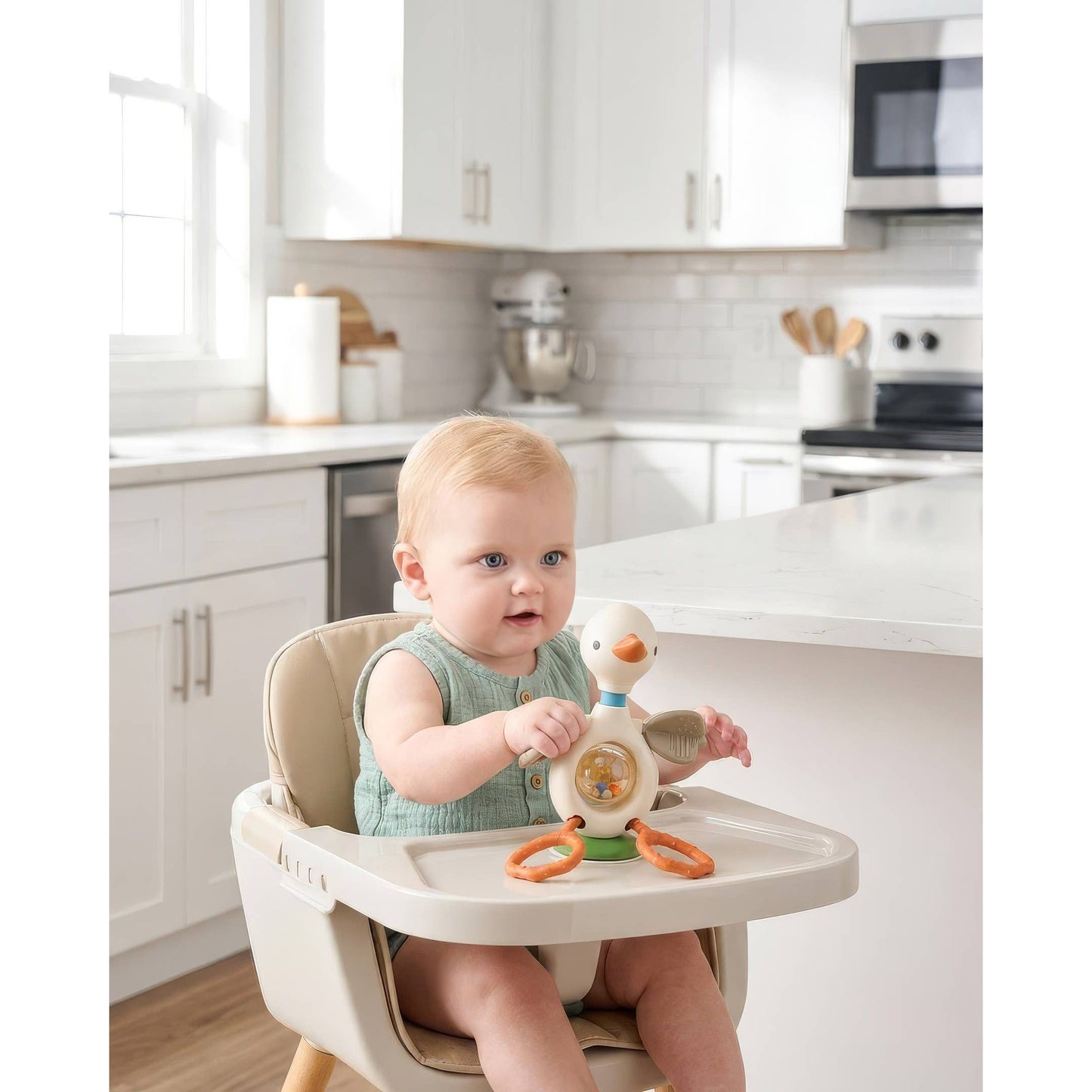 *NEW* Itzy Twist & Bop™ - High Chair Sensory Toy Goose