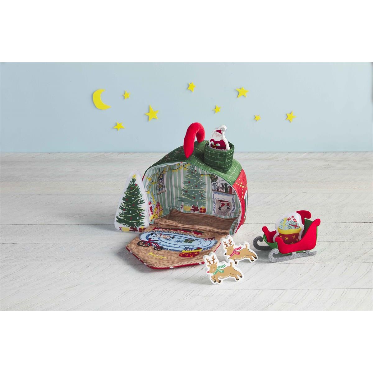 CHRISTMAS HOUSE PLUSH SET