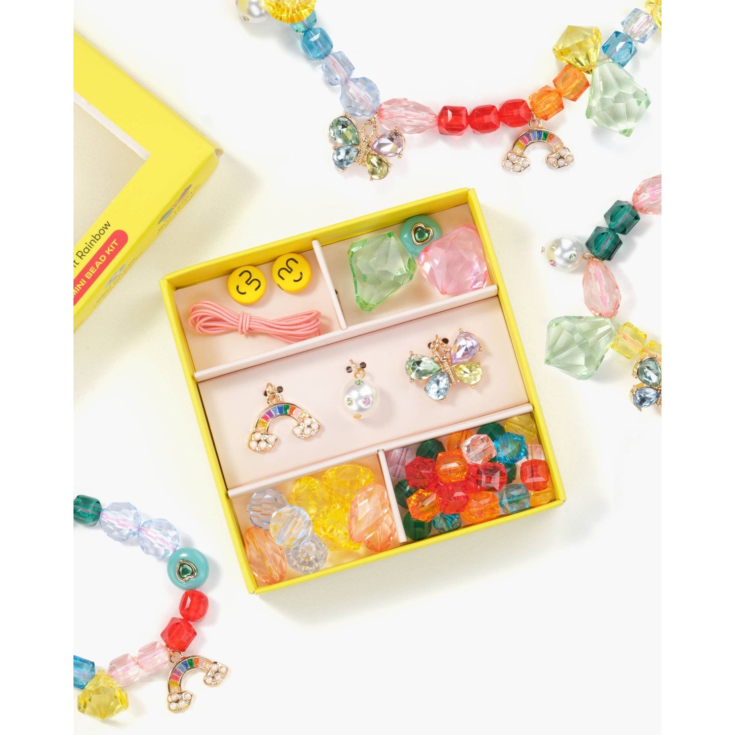 Rainbow Charm Theme Mini Bead Kit