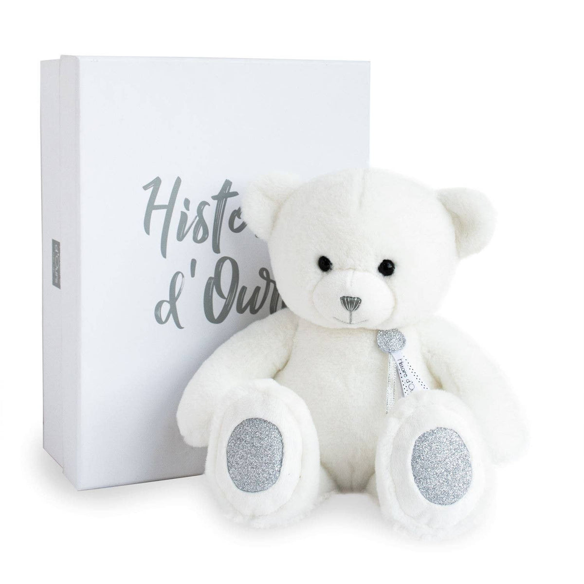 Charming Teddy Bear with Glitter Accents