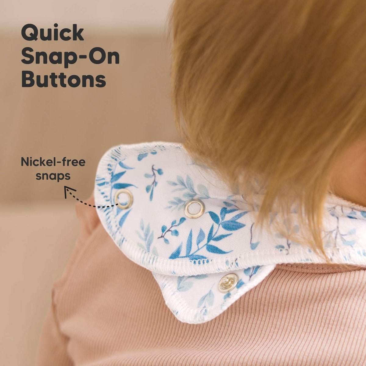 8-pack Baby Bandana Bibs for Girls and Boys