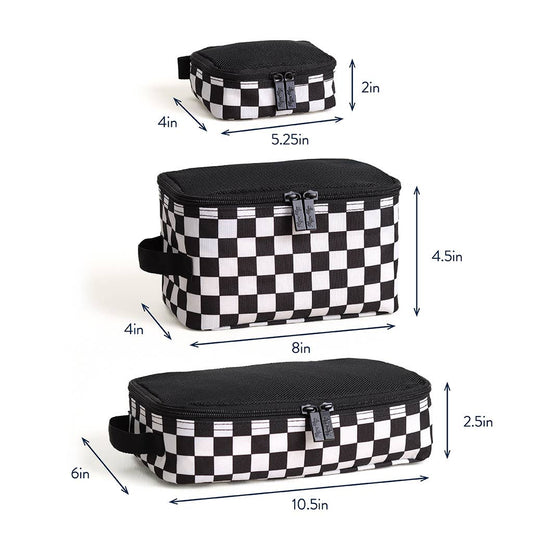 Checkerboard Pack Like A Boss™ Packing Cubes