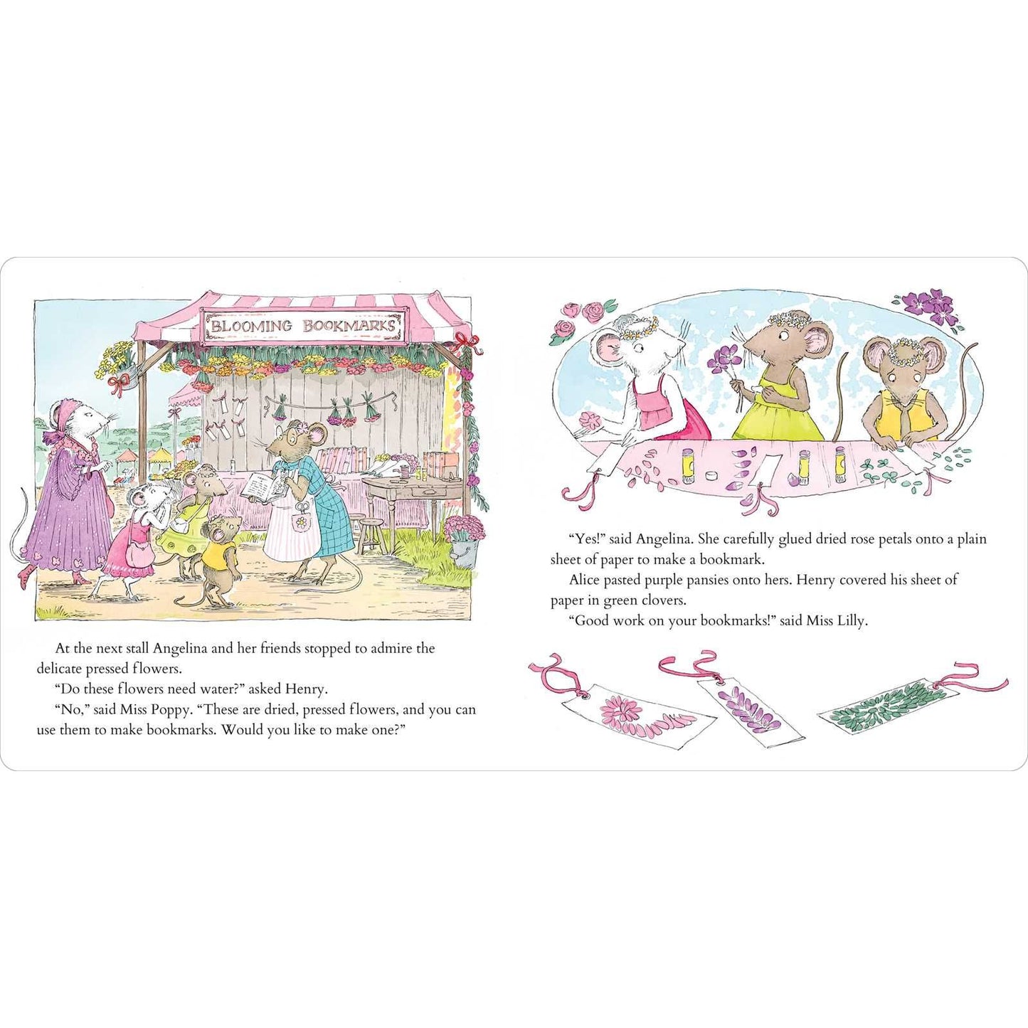 Angelina Ballerina and the Flower Show by Katharine Holabird