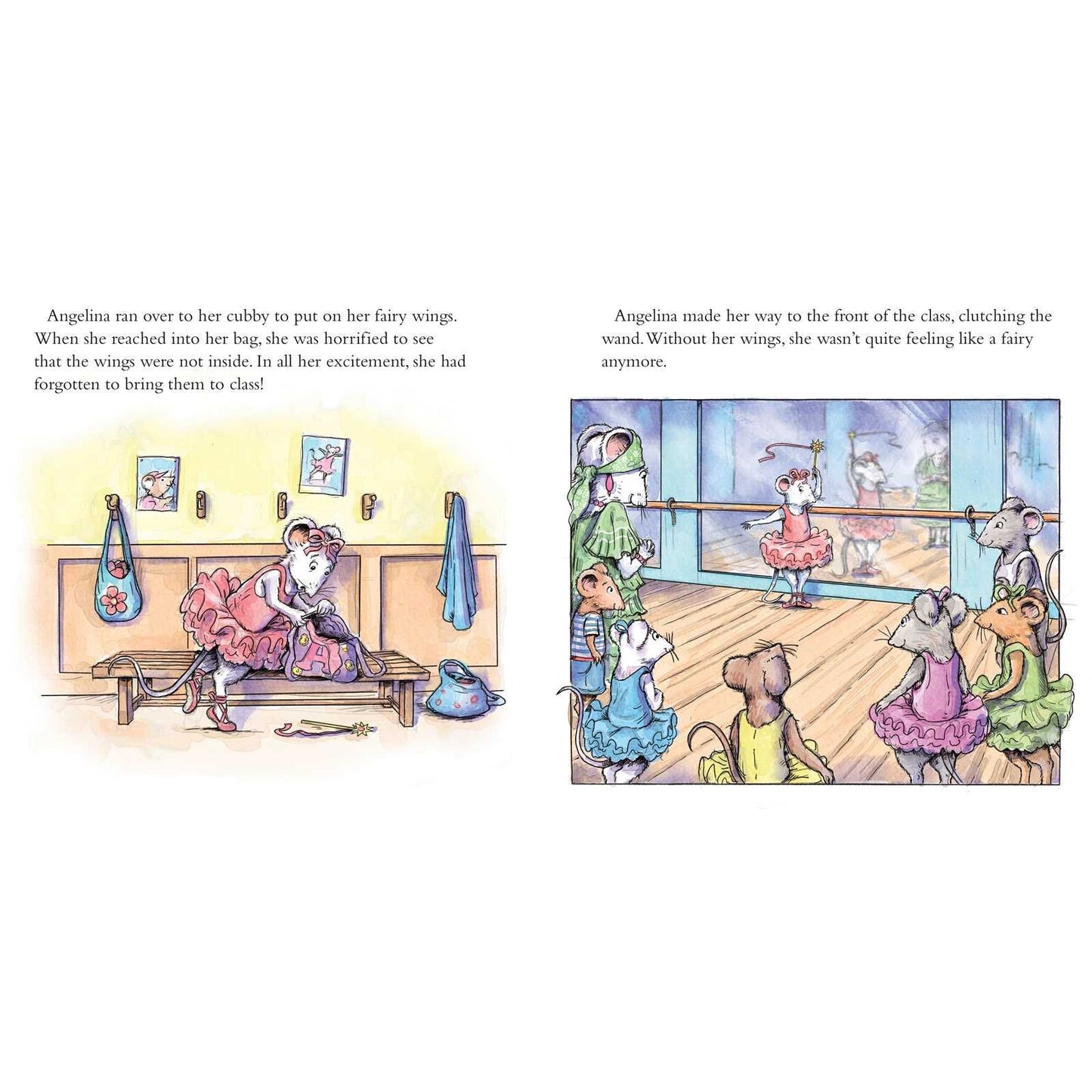 Angelina Ballerina at Ballet School by Katharine Holabird