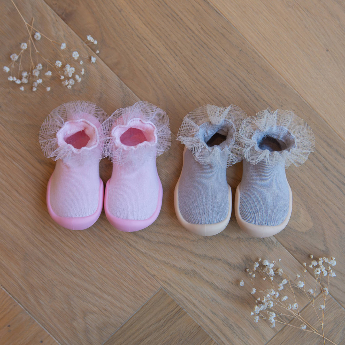 Komuello toddler shoes - Tulle Trim