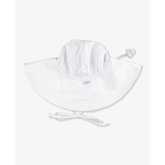 Kids White Sun Protective Hat
