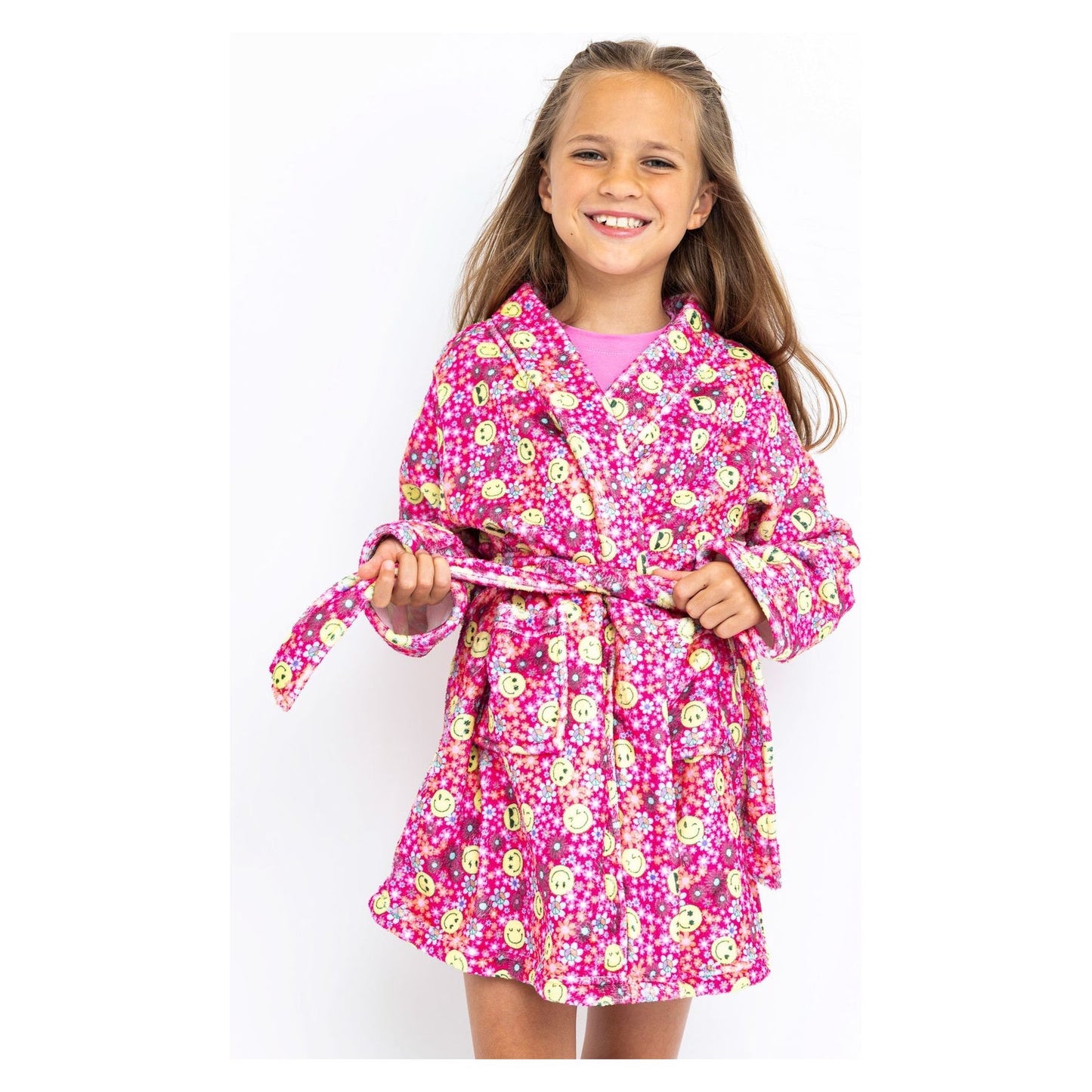 Spring Flower Plush Robe