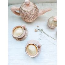 Floral Stuffed Toy Tea Set