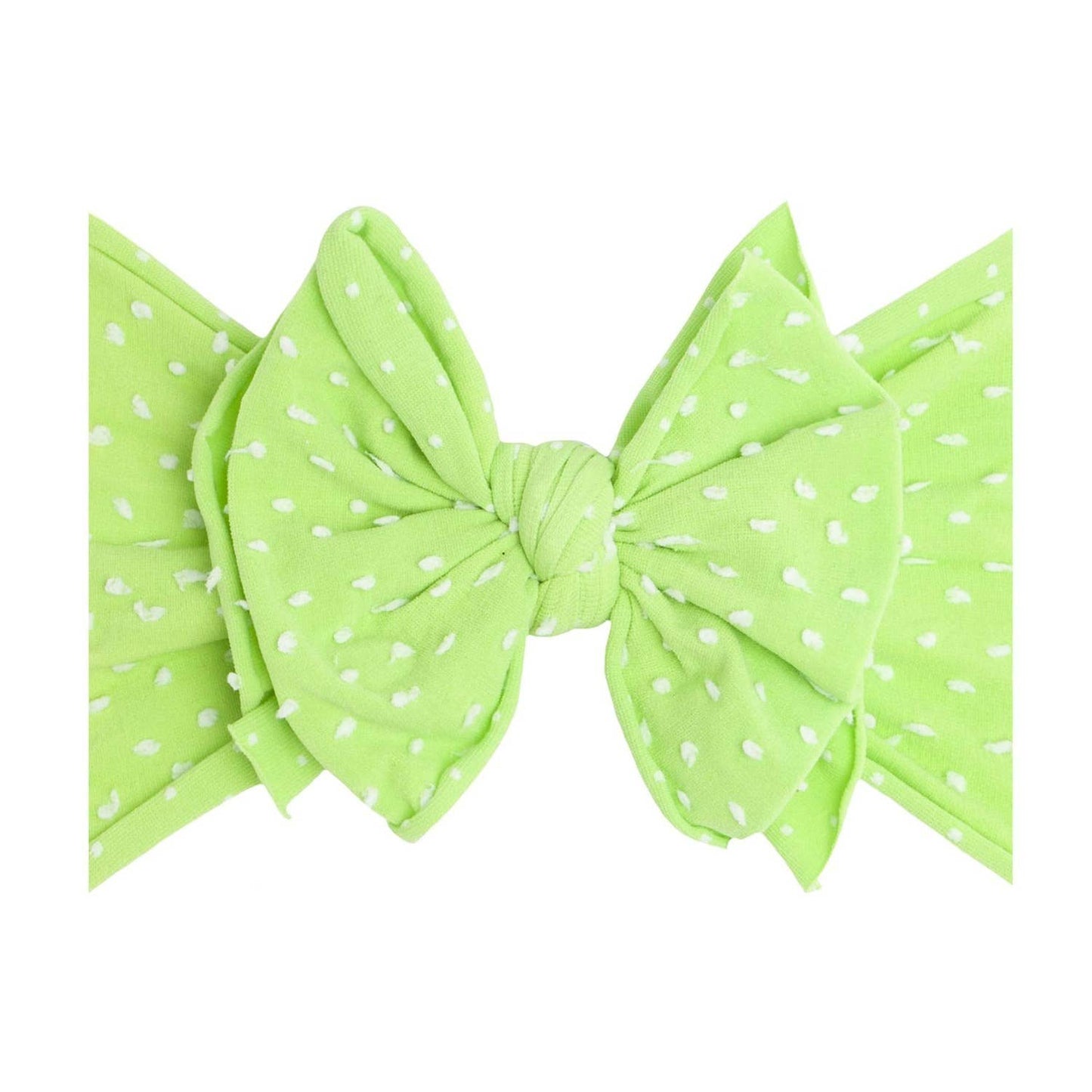 Baby Bling® Shabby Dot FAB-BOW-LOUS® soft nylon bow headband