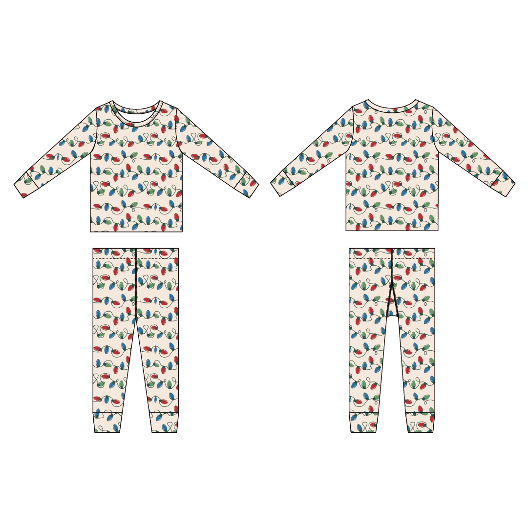 Big Kid Pajama - String Of Lights