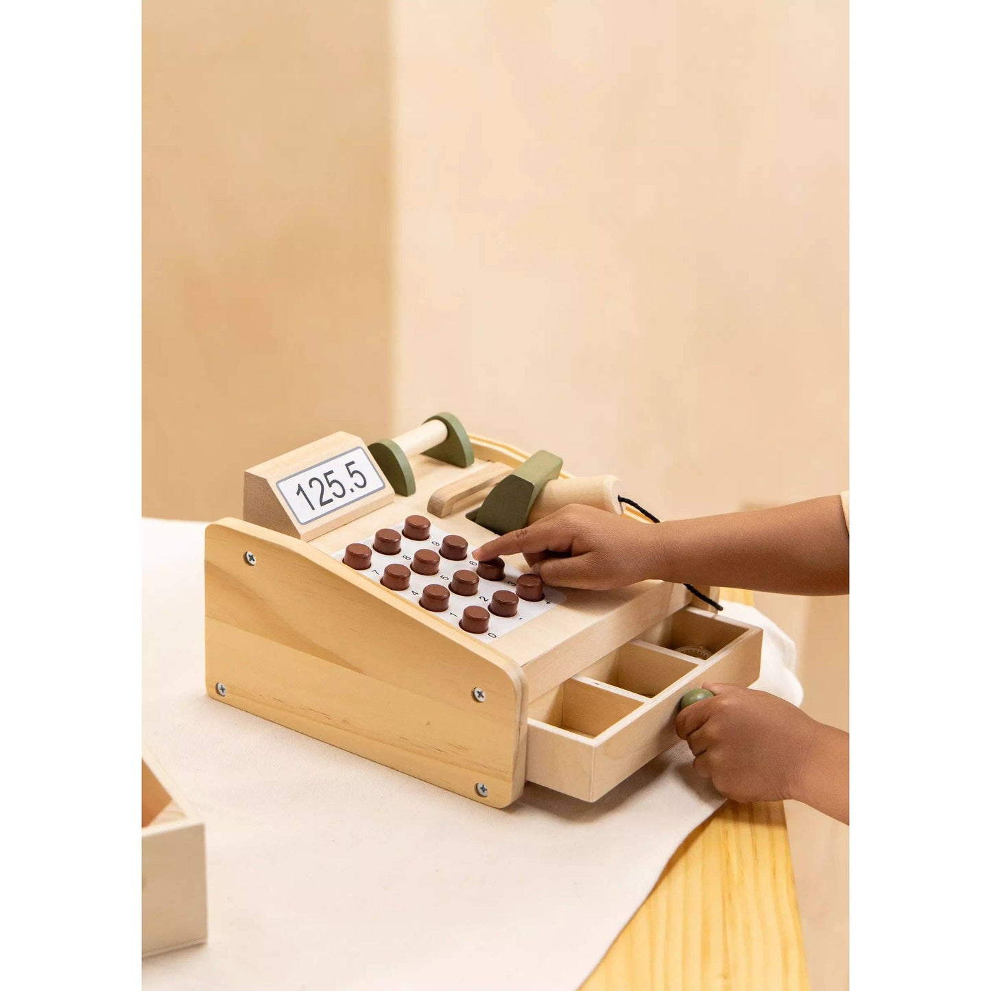 Wooden Cash Register