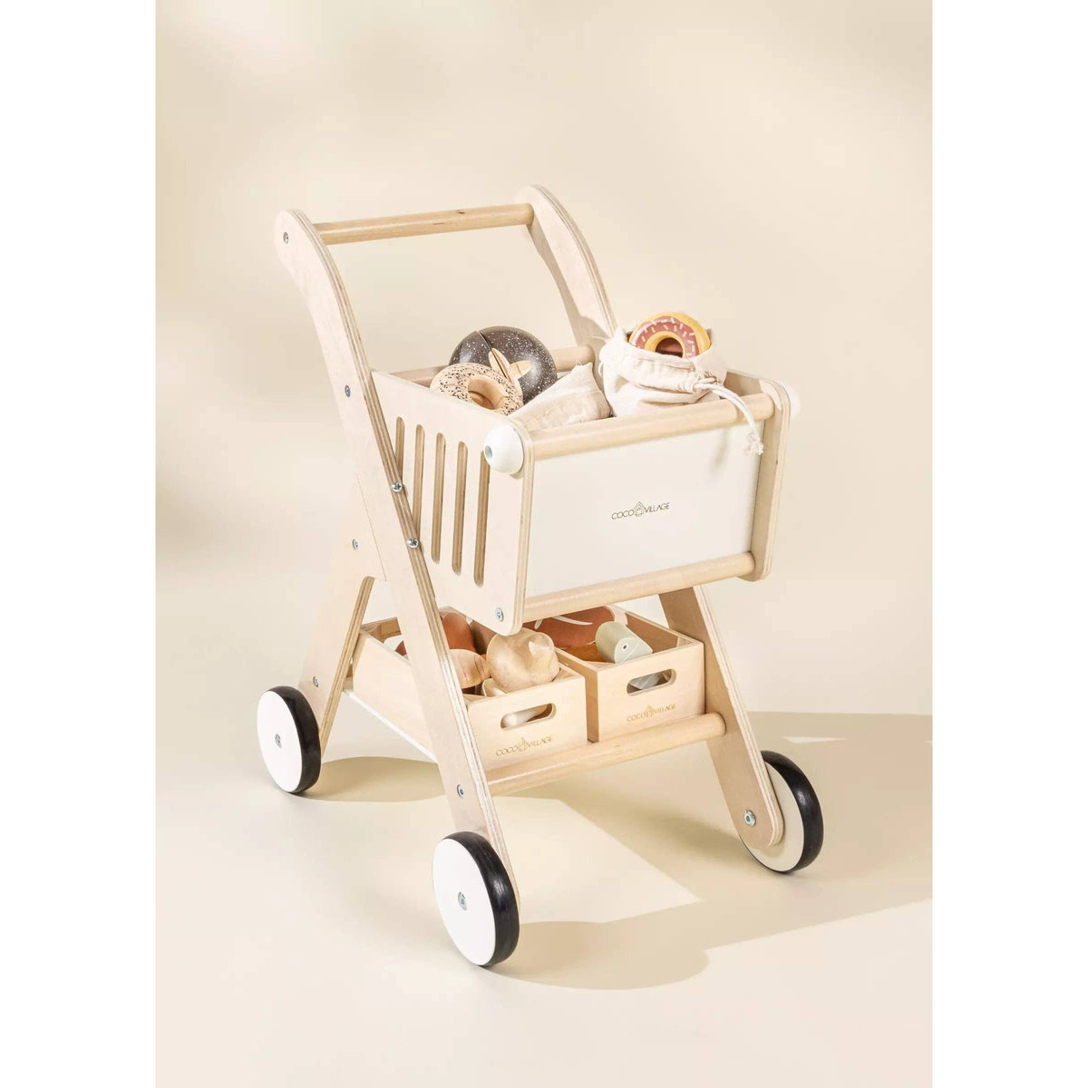 Wooden Shopping Cart - Foam