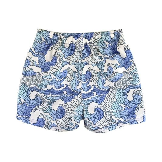Boys Ocean Camo Swim Trunks
