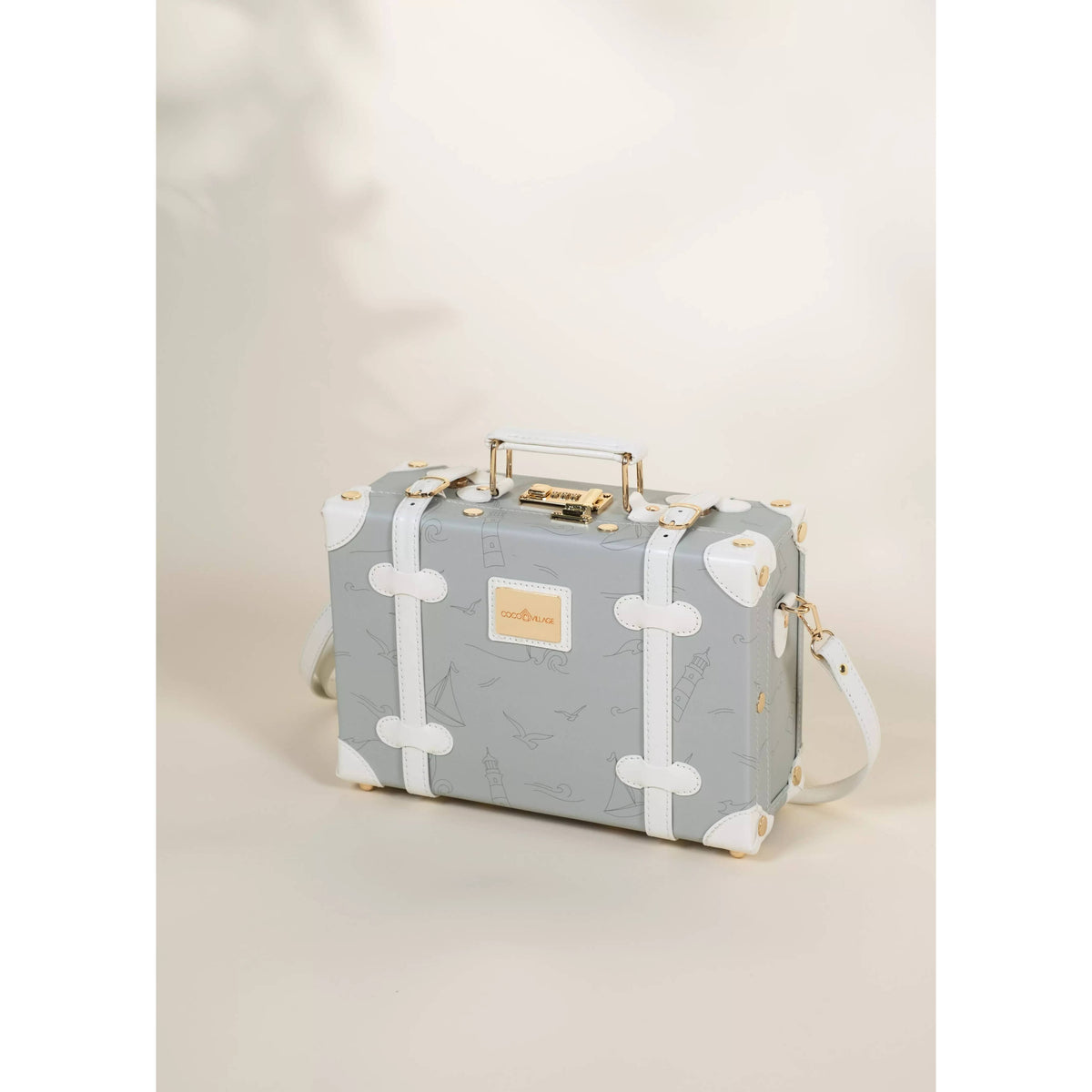 Vegan Leather Play Suitcase - Ocean