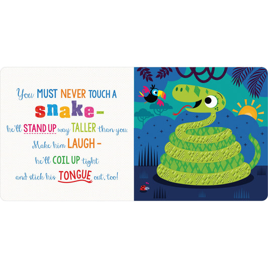 Board Book Never Touch the Zoo Crew!