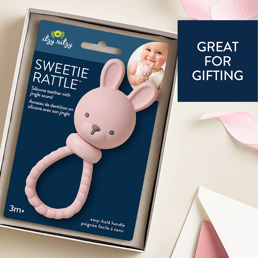 *NEW* Pink Bunny Sweetie Rattle™
