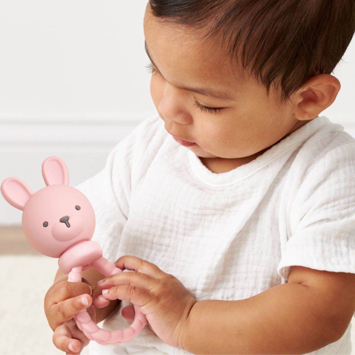 *NEW* Pink Bunny Sweetie Rattle™