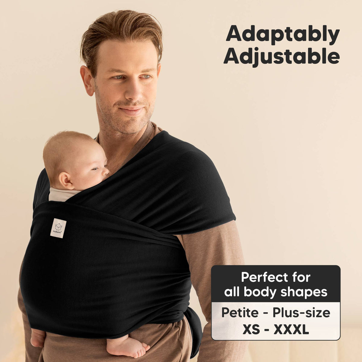 KeaBabies Original Baby Wrap Carrier