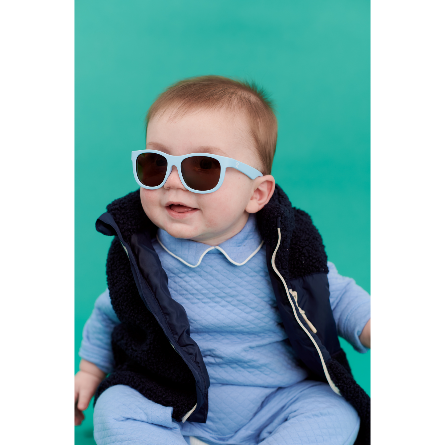 Baby Blue with Amber Lens Navigator Baby & Kids Sunglasses