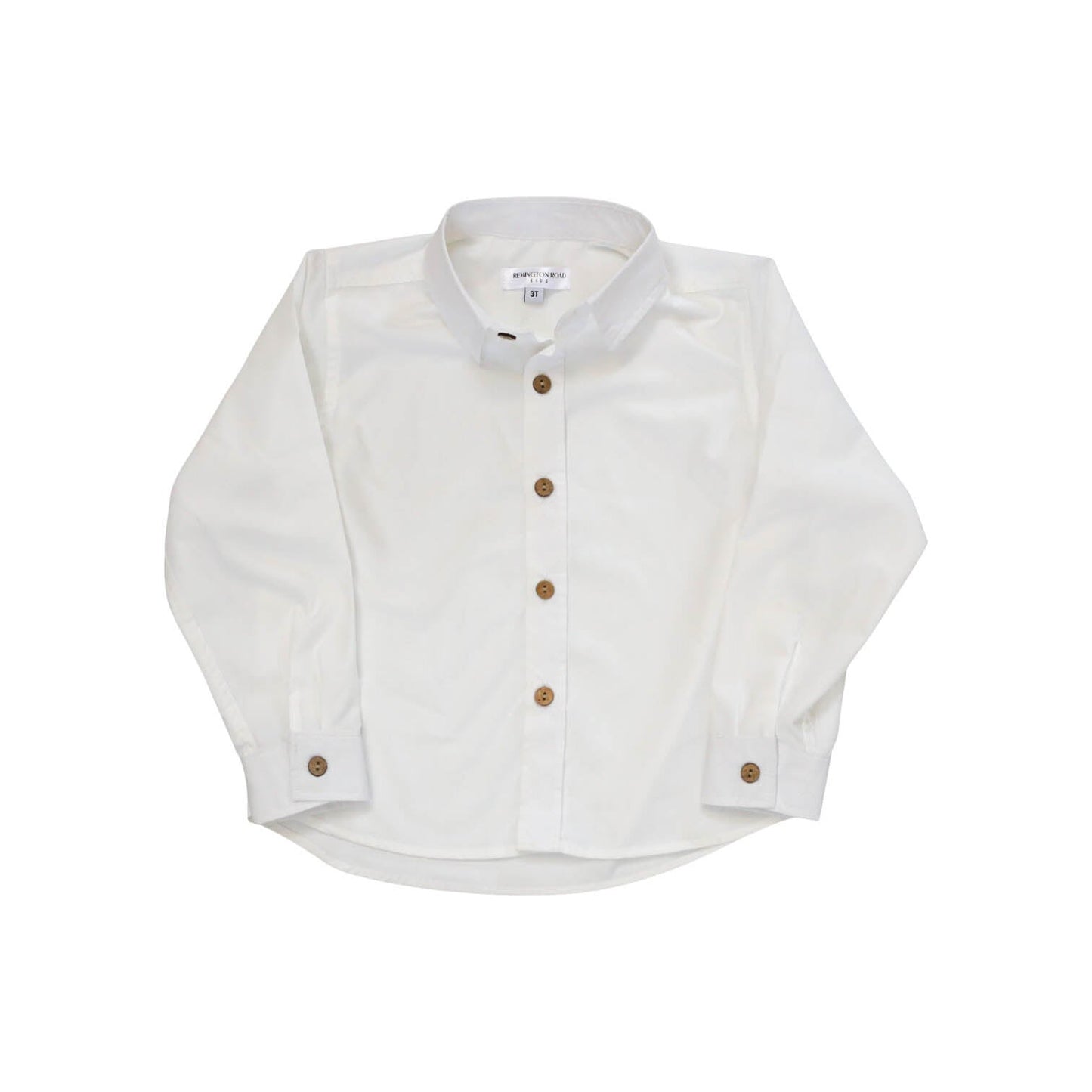 Boys Button Down Shirt White