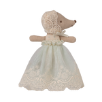 Baby mouse in gown - Mint