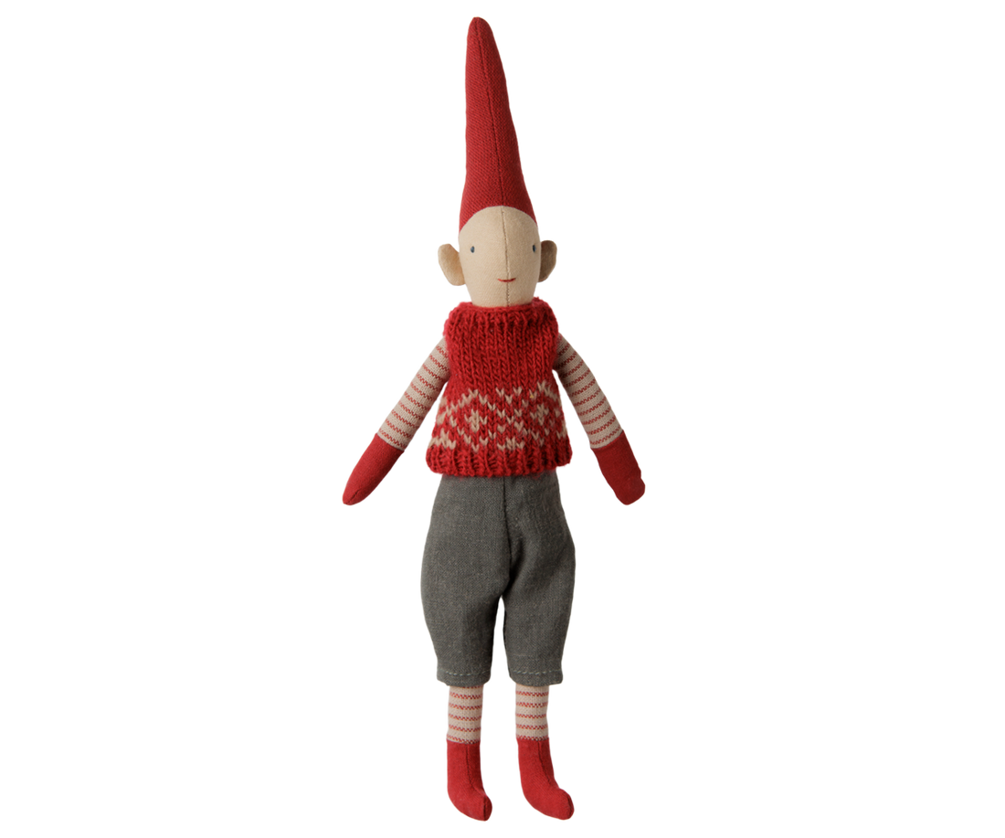 Pixy, Size 1 - Boy - Red knitted vest