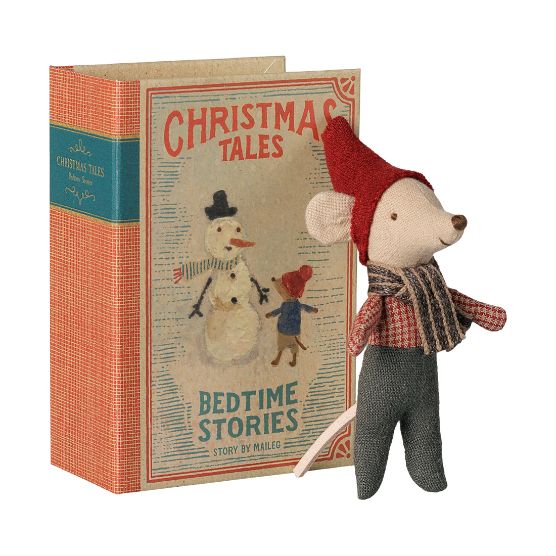 Christmas mouse, Baby in book
