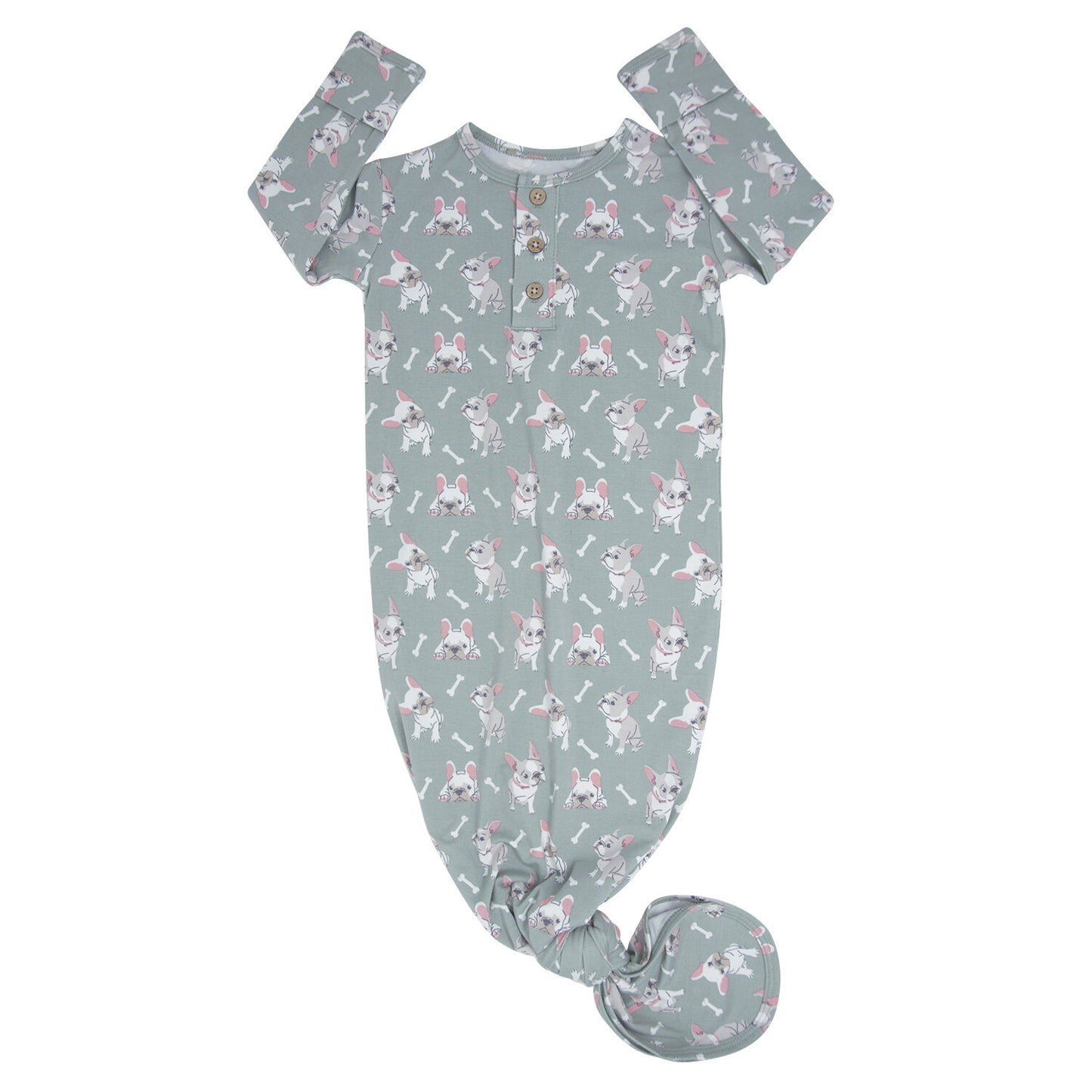 Knotted Gown- Frenchie Fun