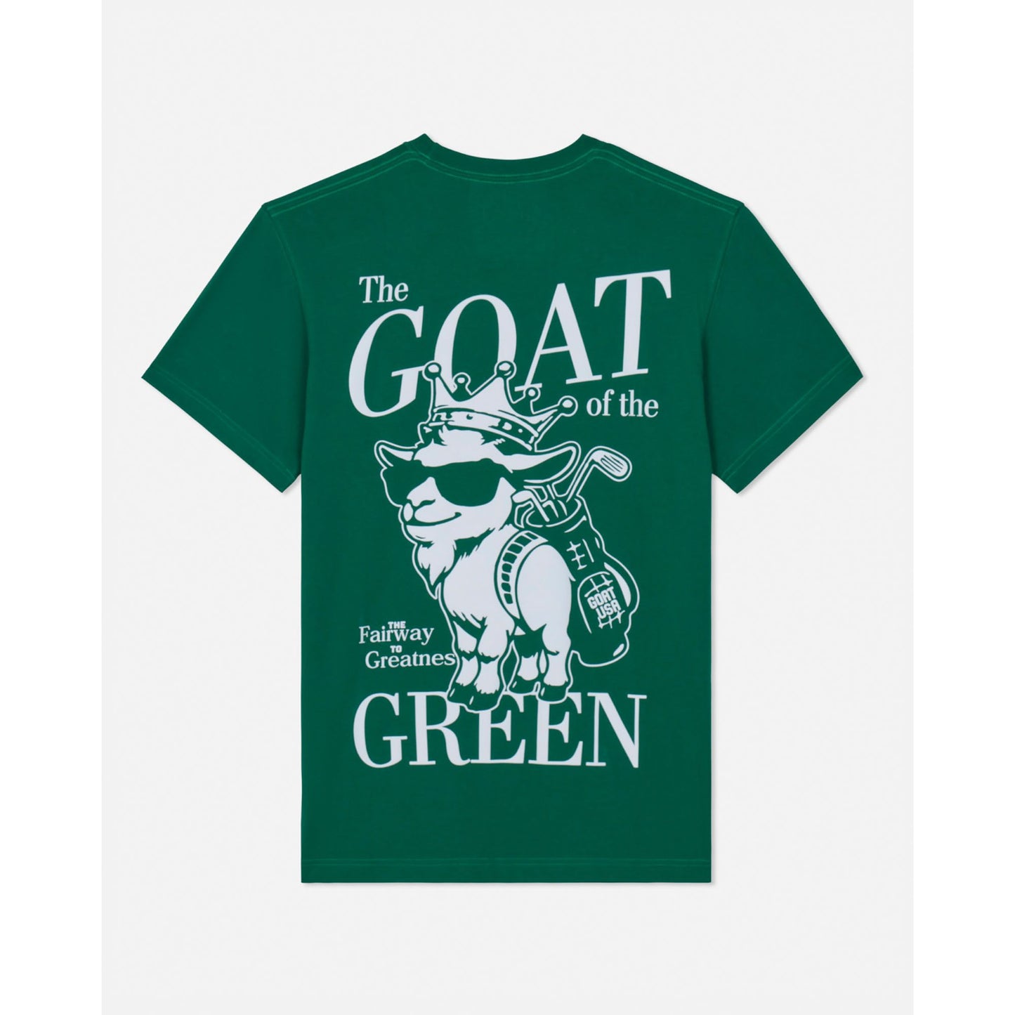 Boys Goat Tee Green Golf