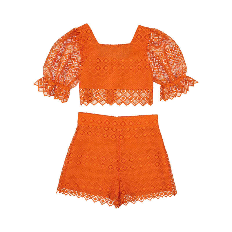 Crochet short set