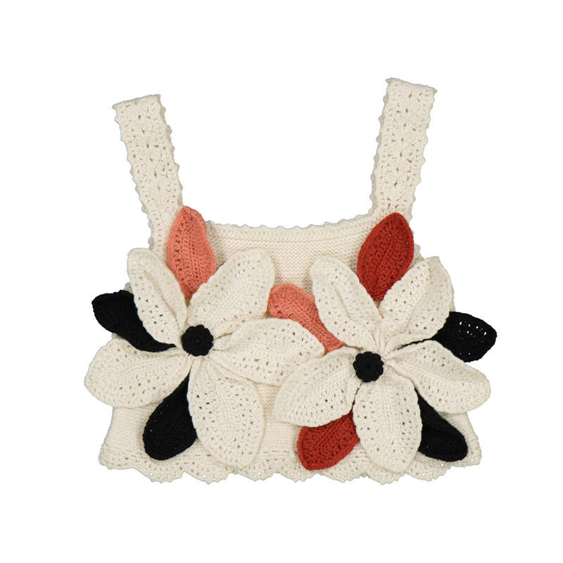crochet flower top