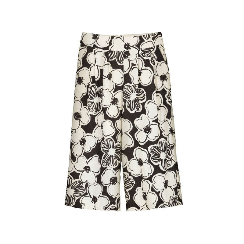 culotte patterned pants