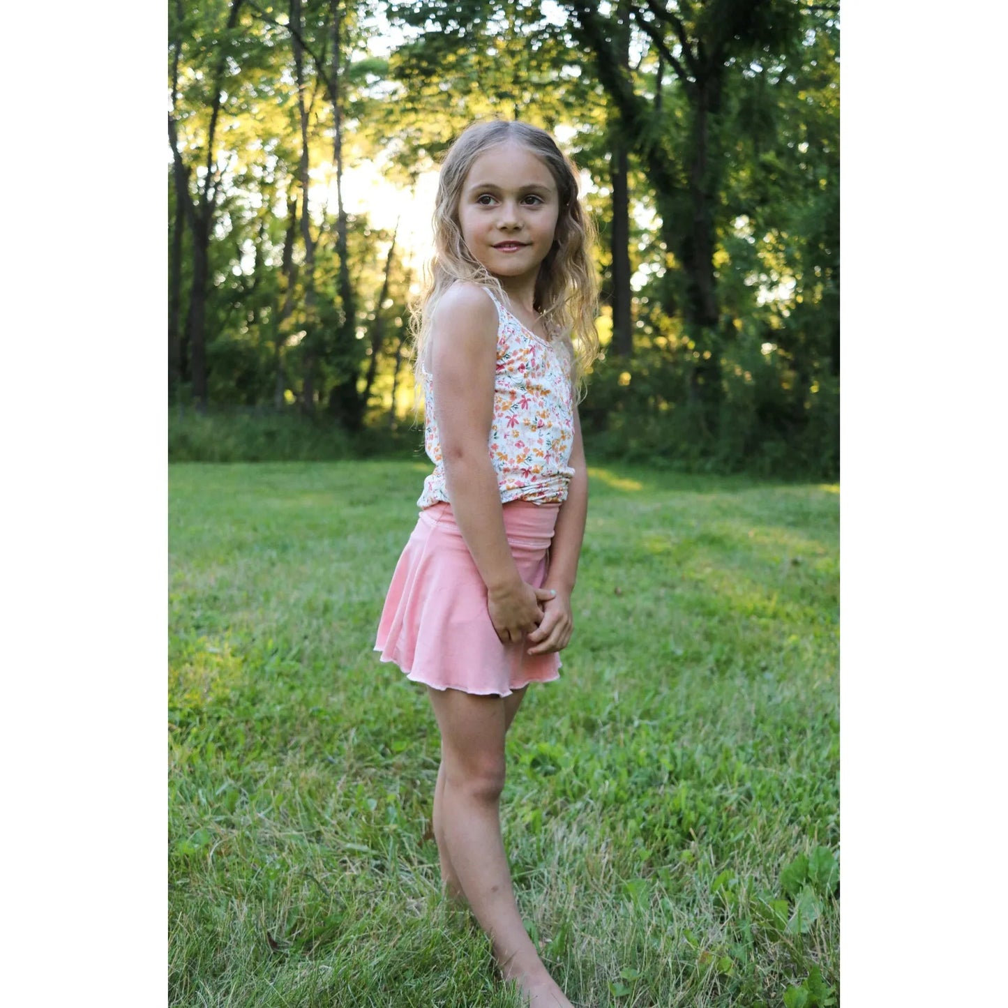 Peach Tennis Skirt