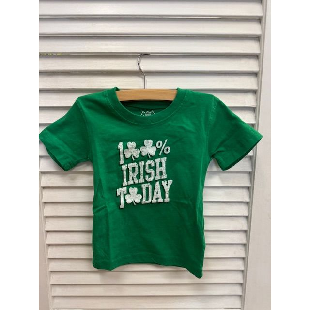 Boys 100% Irish Clover SS Tee