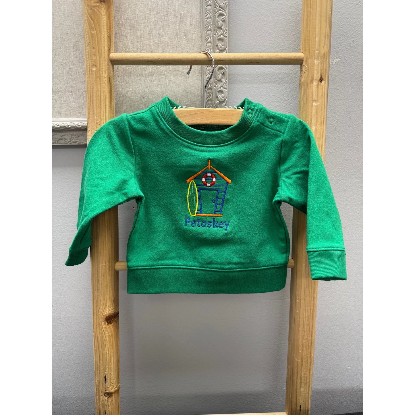 Petoskey Beach Shack Infant Crewneck