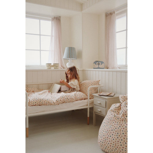 JUNIOR BEDDING GOTS - BLOOMIE BLUSH