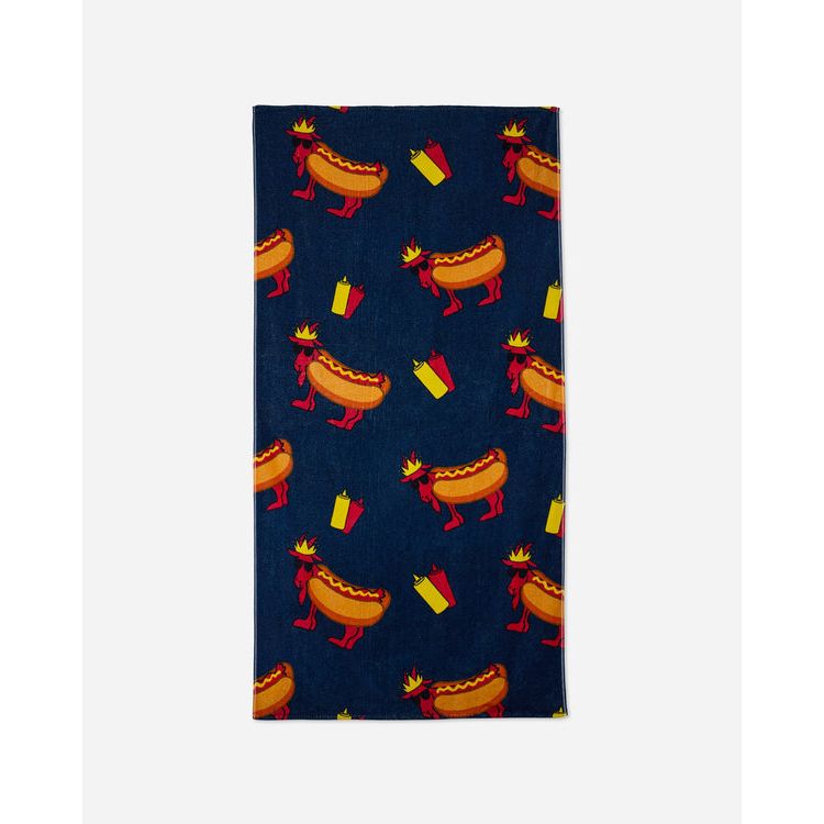 Hot Dog Beach Towel