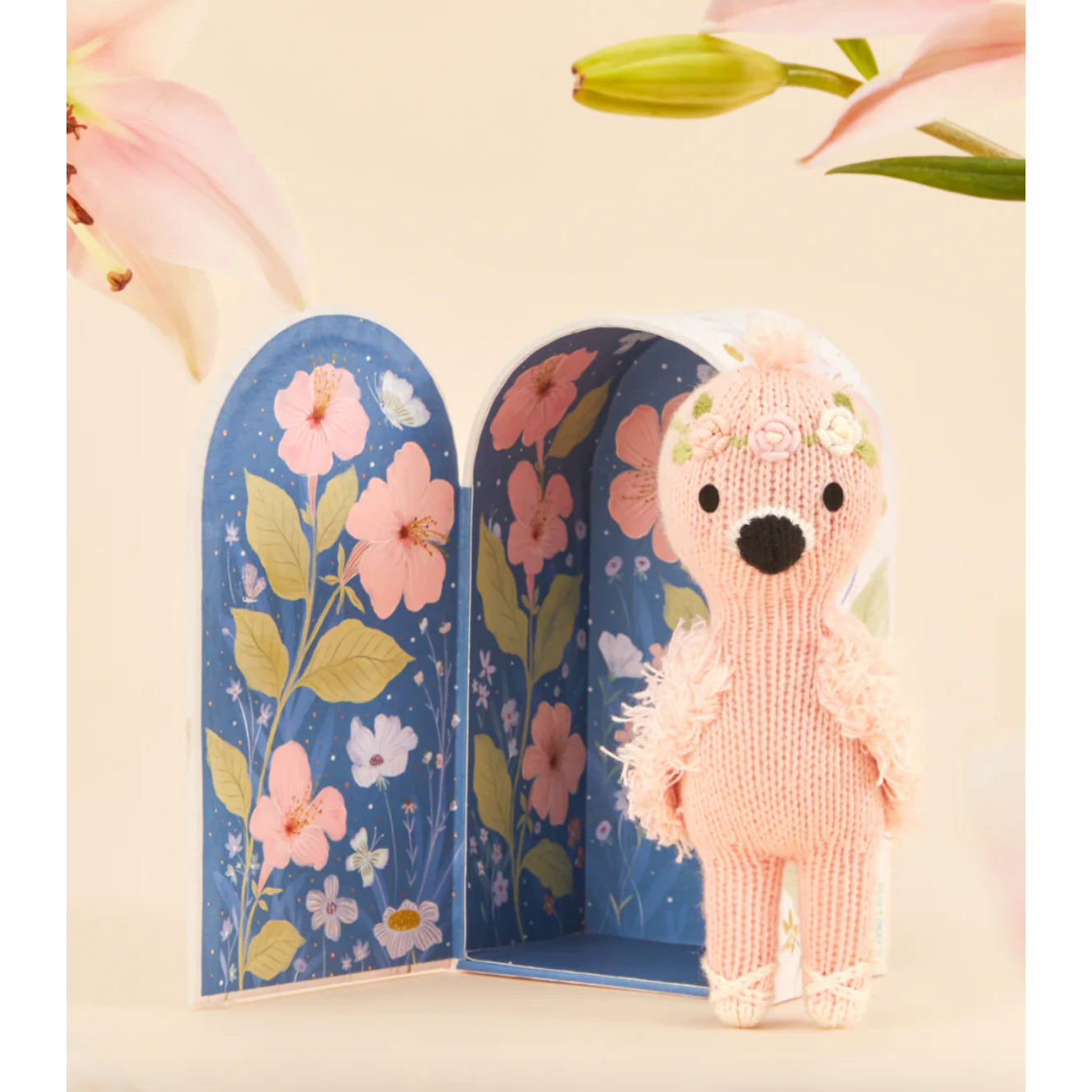 Tiny Penelope the flamingo