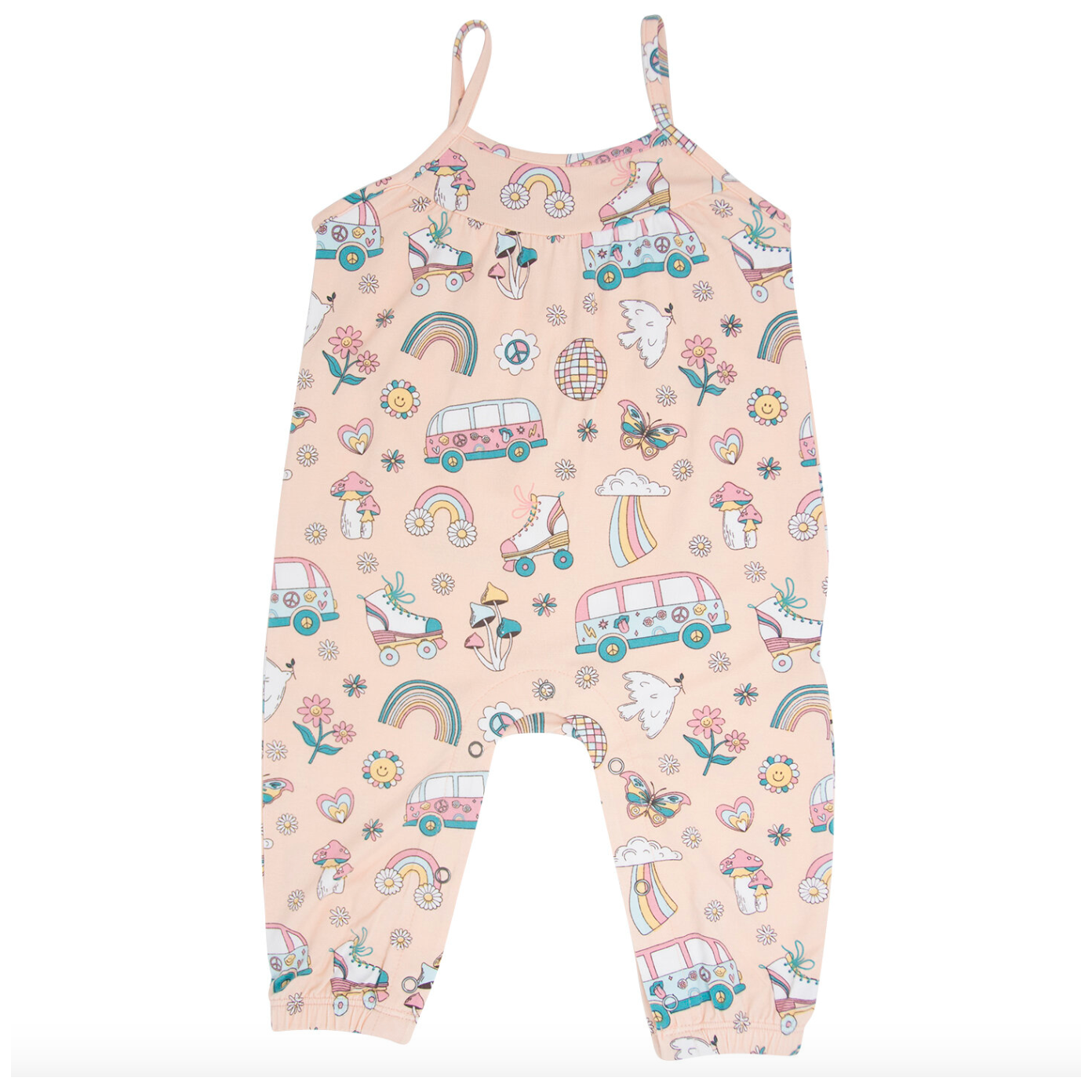 Tank Pant Romper-Groovy Skates