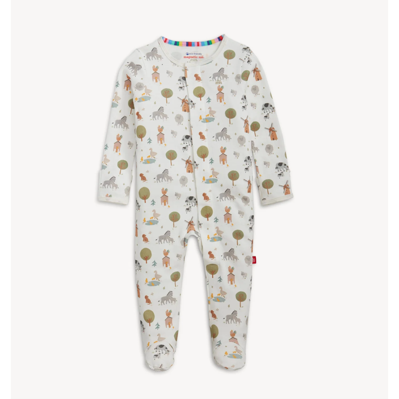 Funny Farm Organic Cotton Footie