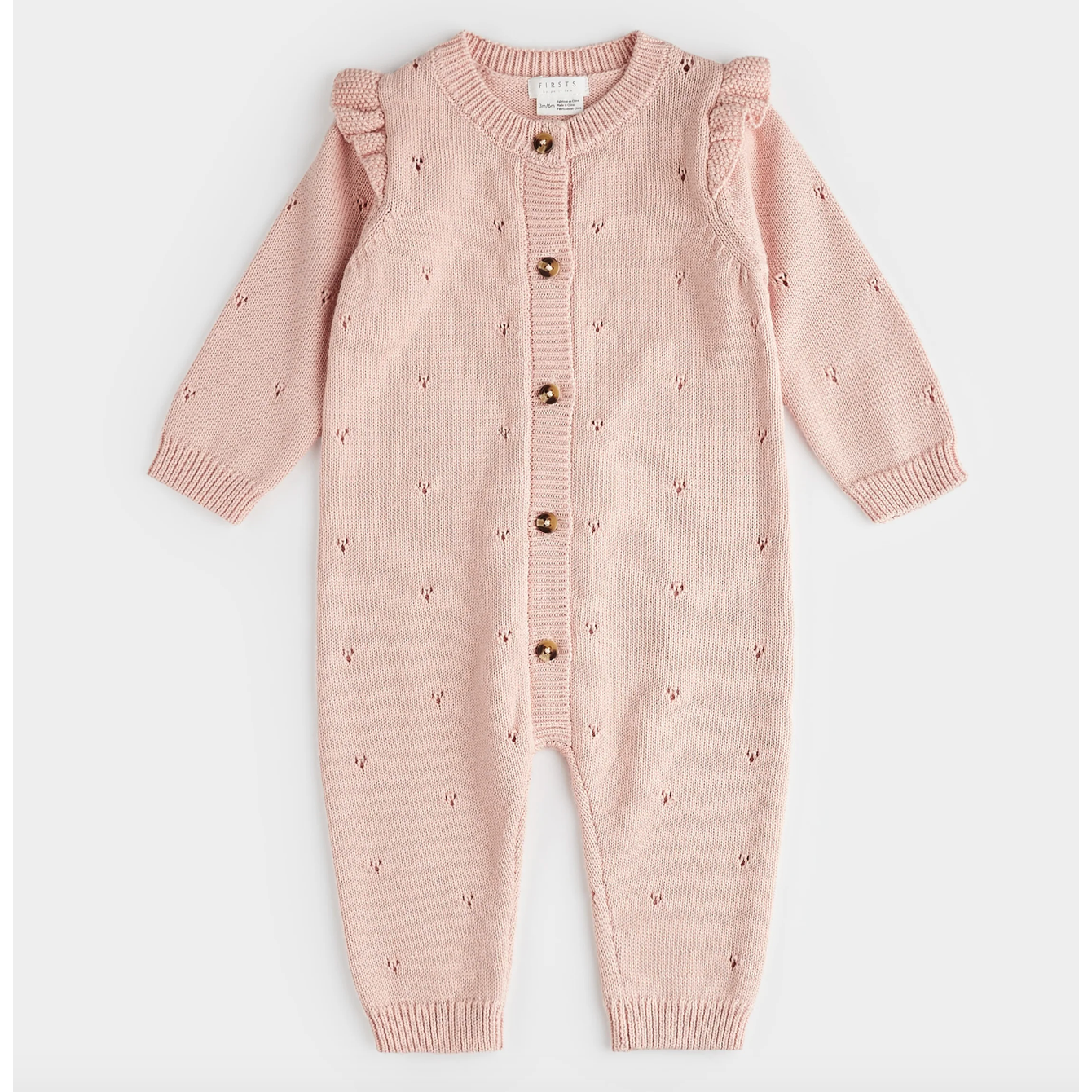 PEONY POINTELLE KNIT PLAYSUIT