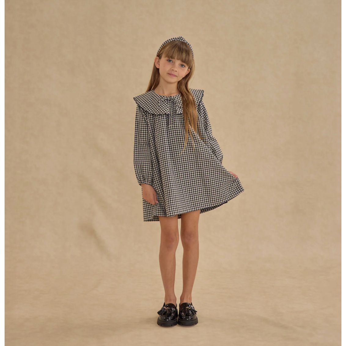 MINI DRESS || BLACK GINGHAM