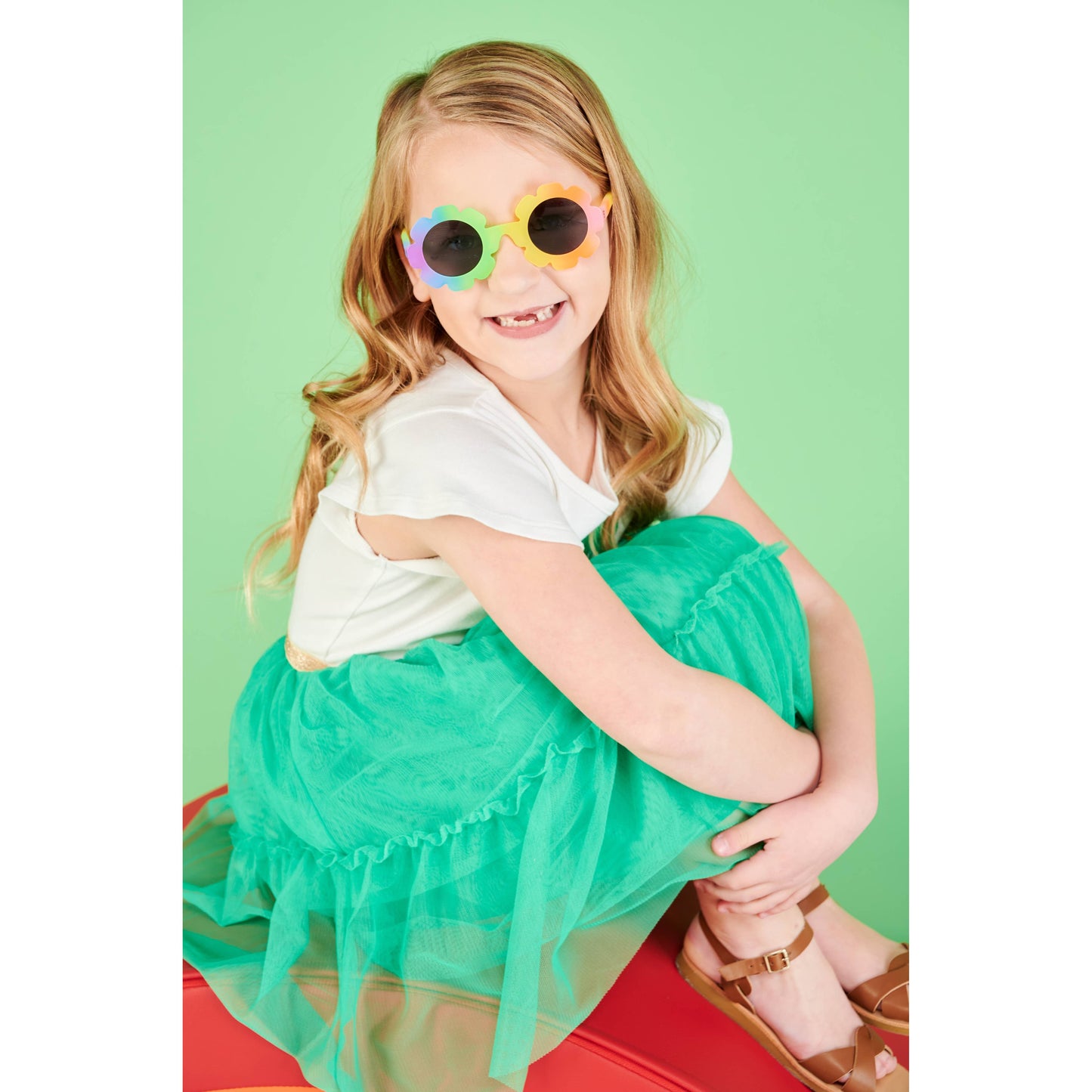 Baby Sunglasses Original Flower: Flower Power | Smoke Lenses